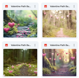 Ultimate Valentine Path Background Bundle