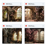 Ultimate Wild Rose Background Bundle