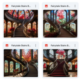 Ultimate Fairytale Stairs Background Bundle