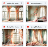 Ultimate Spring Silks Background Bundle