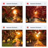 Ultimate Autumn Orchard Background Bundle