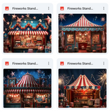 Ultimate Fireworks Stand Background Bundle