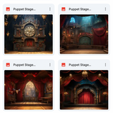 Ultimate Puppet Stage Background Bundle