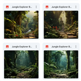 Ultimate Jungle Explorer Background Bundle