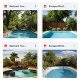 Ultimate Backyard Pool Background Bundle