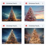 Ultimate Christmas Tree Background Bundle