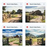Ultimate Ranch Gate Background Bundle
