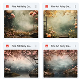 Ultimate Fine Art Rainy Days Background Bundle