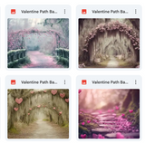 Ultimate Valentine Path Background Bundle