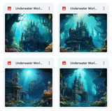 Ultimate Underwater World Background Bundle