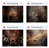 Ultimate Fine Art Room Background Bundle