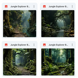Ultimate Jungle Explorer Background Bundle