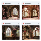 Ultimate Wild Rose Background Bundle