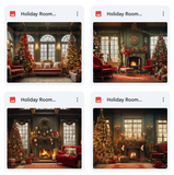 Ultimate Holiday Living Room Background Bundle
