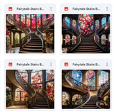 Ultimate Fairytale Stairs Background Bundle