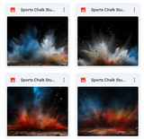 Ultimate Sports Chalk Studio Background Bundle