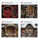 Ultimate Christmas Door Background Bundle