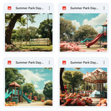 Ultimate Summer Park Days Background Bundle