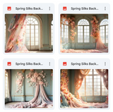 Ultimate Spring Silks Background Bundle