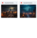 Ultimate Haunted Cemetery Background Bundle