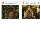 Ultimate Castle Door Background Bundle