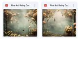 Ultimate Fine Art Rainy Days Background Bundle