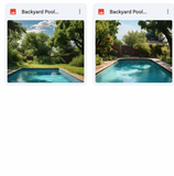 Ultimate Backyard Pool Background Bundle