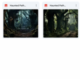 Ultimate Haunted Path Background Bundle