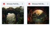 Ultimate Dinosaur Park Background Bundle