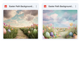 Ultimate Easter Path Background Bundle