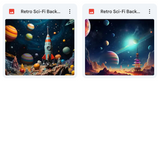 Ultimate Retro Sci-Fi Background Bundle