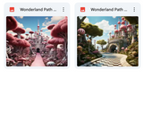 Ultimate Wonderland Path Background Bundle