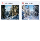 Ultimate Snowy Forest Background Bundle