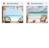 Ultimate Boho Beach Background Bundle