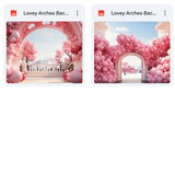 Ultimate Lovey Arches Background Bundle