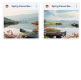 Ultimate Spring Canoe Background Bundle