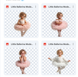 Magical Little Ballerina Model Overlays