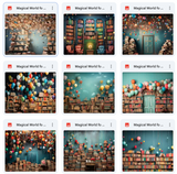 Ultimate Magical World of Books Background Bundle