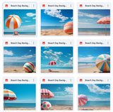 Ultimate Beach Day Background Bundle