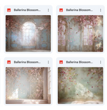 Ballerina Blossoms Background Bundle