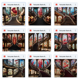 Ultimate Fairytale Stairs Background Bundle