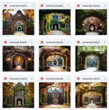 Ultimate University Grad Background Bundle