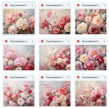 Ultimate Floral Valentine Texture Bundle