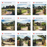 Ultimate Ranch Gate Background Bundle