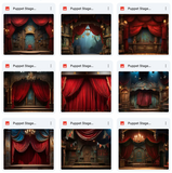 Ultimate Puppet Stage Background Bundle