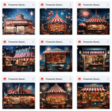 Ultimate Fireworks Stand Background Bundle