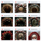 Ultimate Ornaments Arch Background Bundle