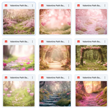 Ultimate Valentine Path Background Bundle