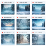 Ultimate Frozen Pond Background Bundle