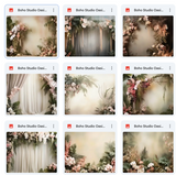 Ultimate Boho Studio Oasis Background Bundle